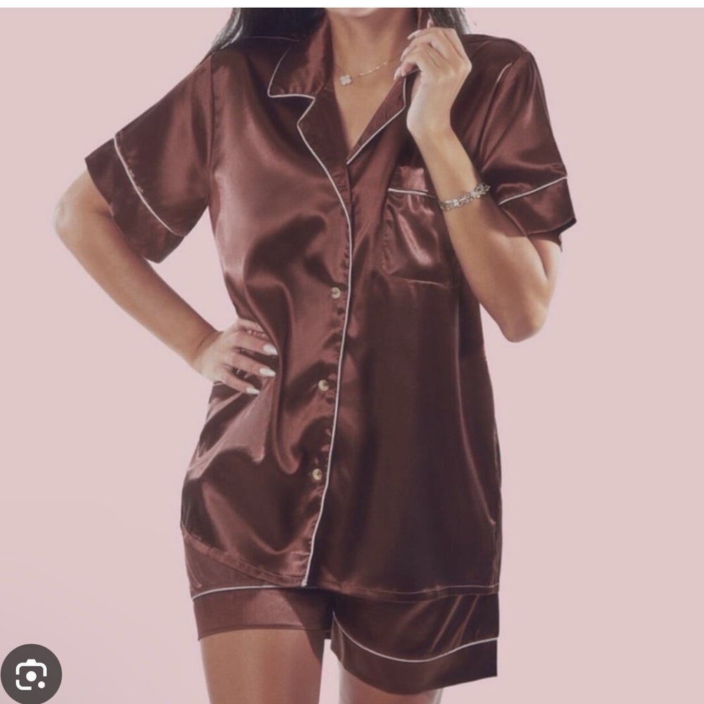 Huda Beauty Naughty Nude Pajama Set in size S/M or M/L